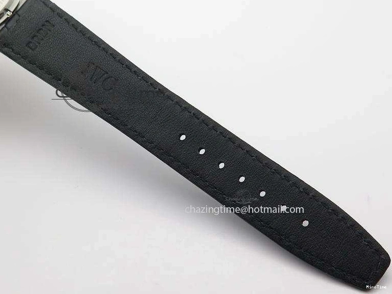 MIROTIME 0419 Portuguese Tourbillon Power Reserve Moonphase SS Black Dial On Black Leather Strap TechFriendly 7321